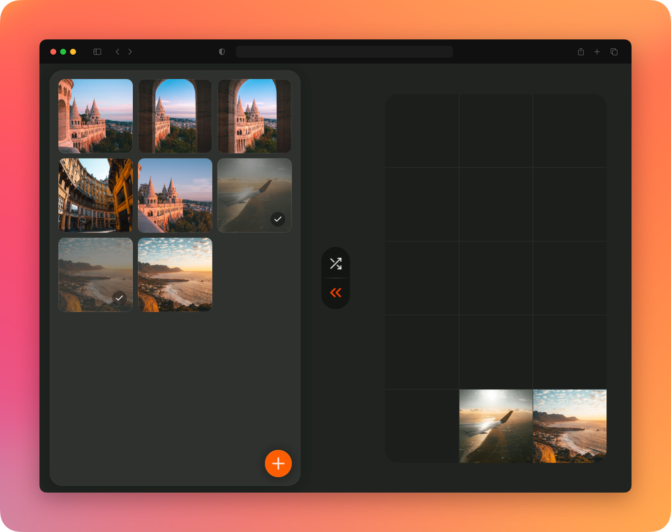 Feedboard in a browser