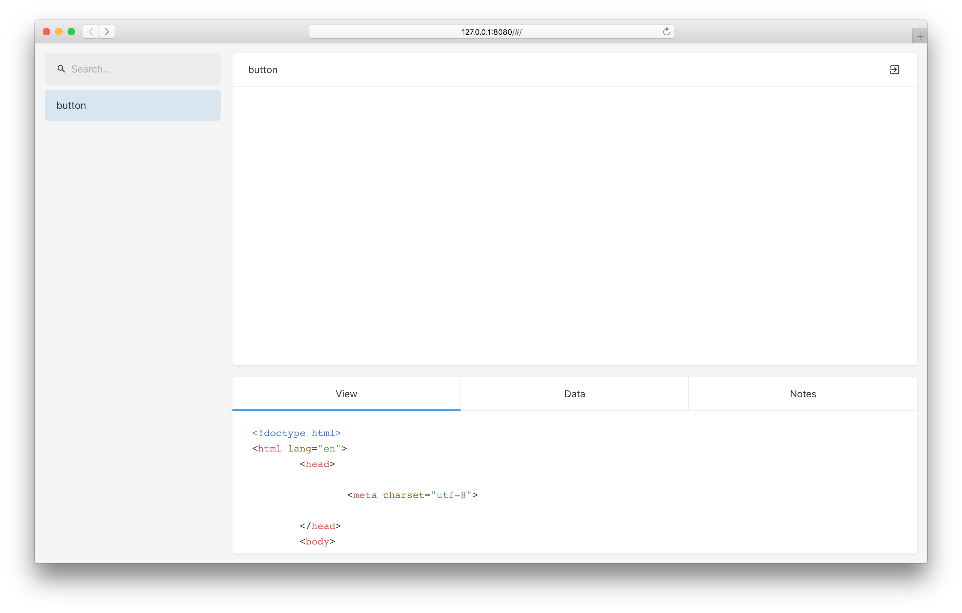 Malvid UI in a browser